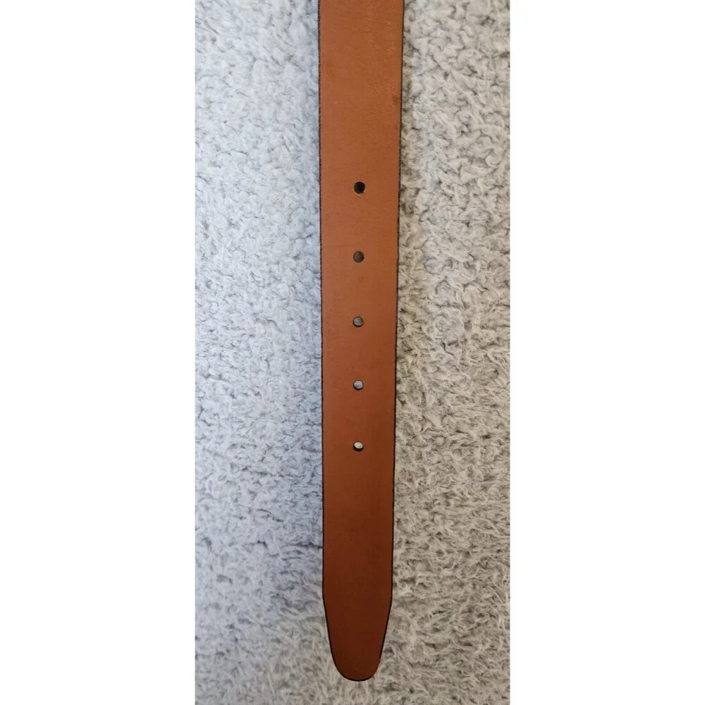 Mens Warehouse Mens Full Grain Italian Leather Belt Black‎ 8582-02 Size 46/115